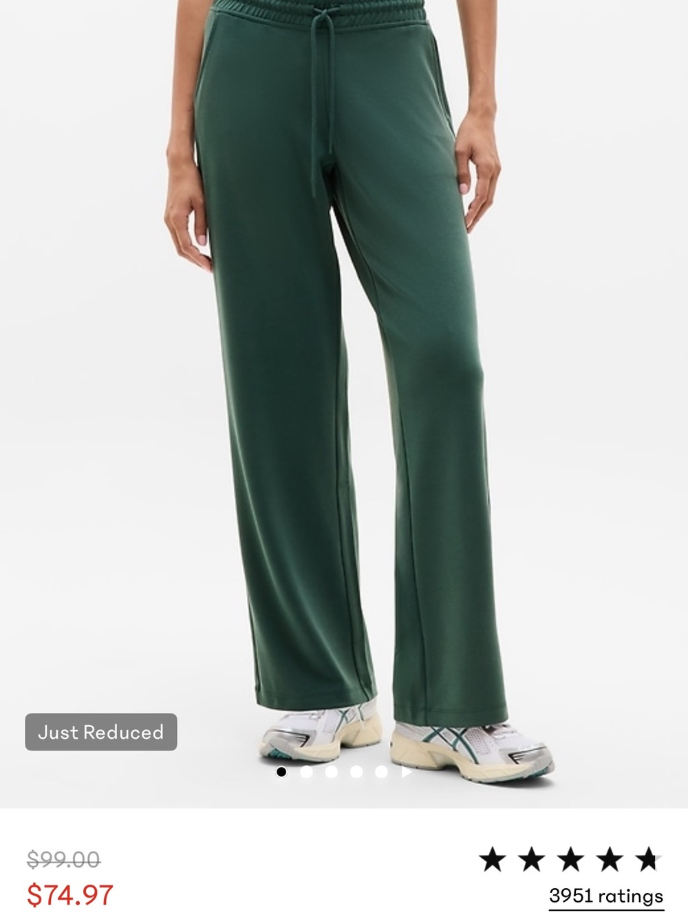 Athleta Seasoft Mid Rise Straight Pant NEW XL - Picture 2 of 8